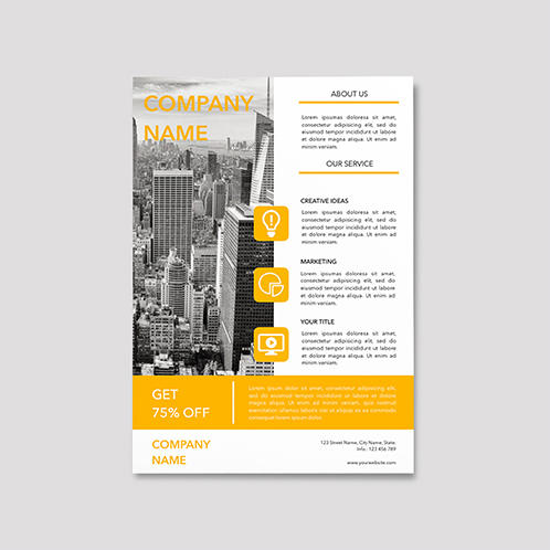 Yellow Corporate Flyer 02