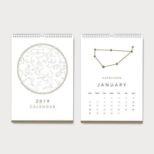 Zodiac Monthly Calendar